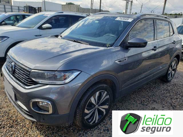 LOTE 007 - VOLKSWAGEN T-CROSS HIGHLINE 250 AT 1.4 16V TSI TURBO